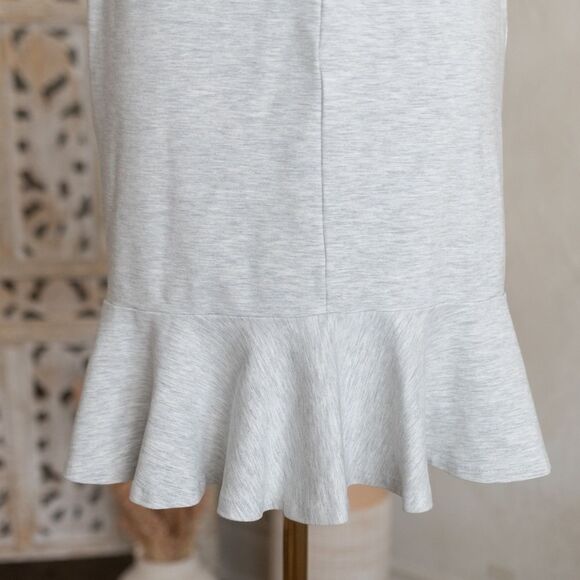 Women's Banana Republic Criss Cross Back Gray Jersey Dress size 00 Petite - Picture 8 of 11